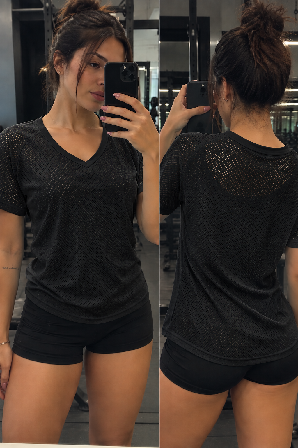 Blusa Fitness Microfibra Respirável