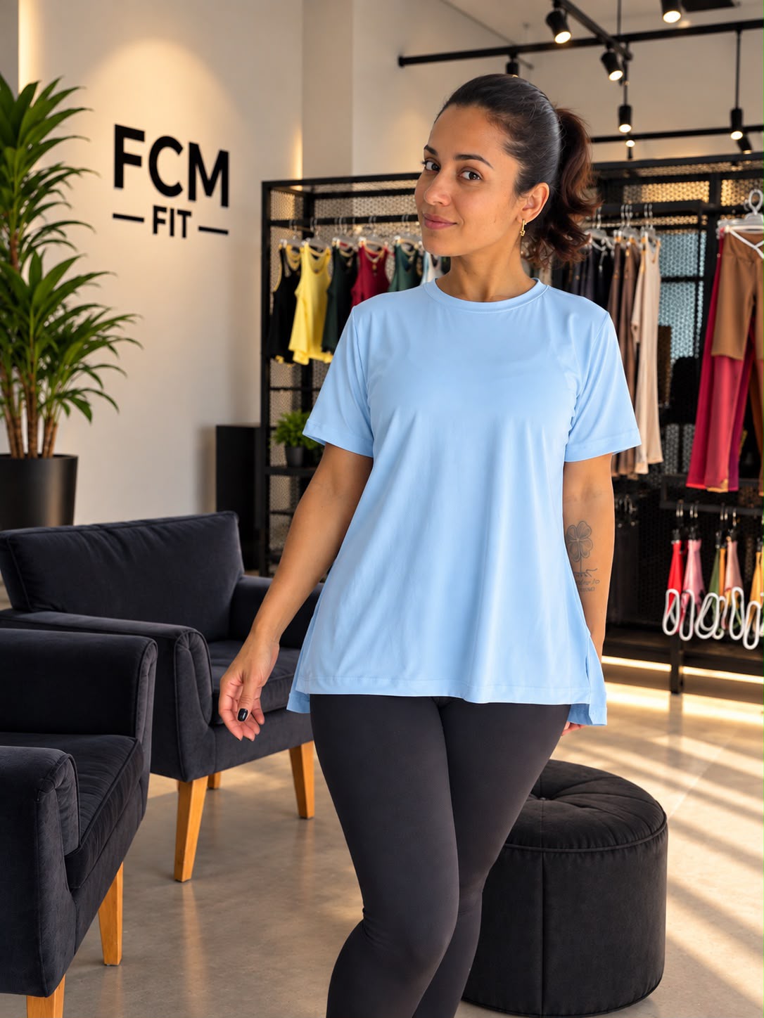 Camiseta Fitness Feminina Premium Academia Treino Esportiva